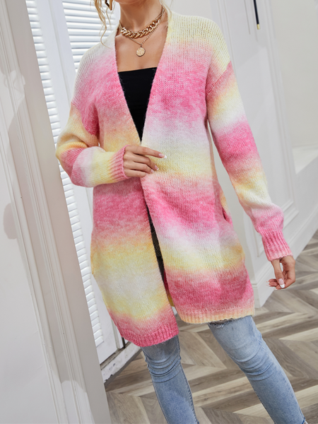 Women' s Cardigan- Fashion Long Sleeve Casual Long Cardigan Coat Sweater Outerwear 
 HFLHHS5Q5K