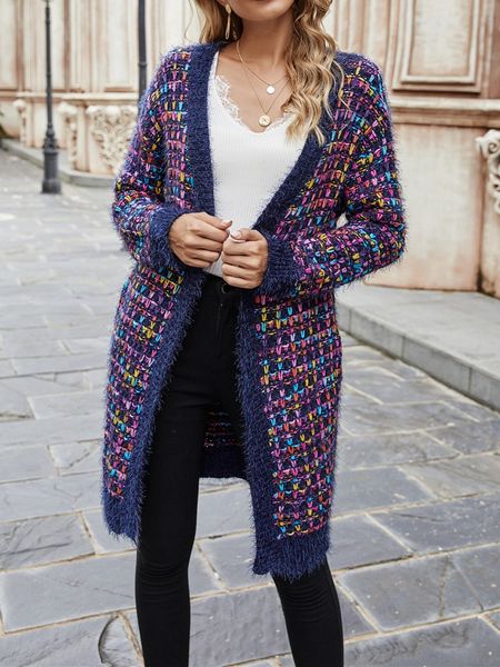 Women's Fashionable Colored Jacket with Pockets HFLHHSEW4R