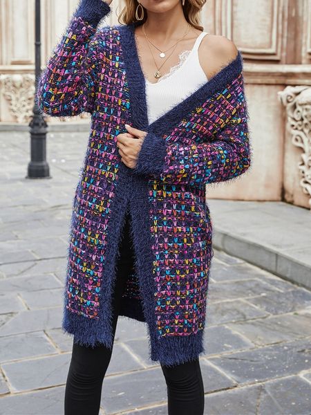 Women's Fashionable Colored Jacket with Pockets HFLHHSEW4R