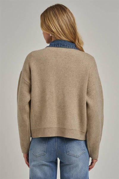 COZY ZIP UP FRONT KNIT SWEATER JACKET CARDIGAN_JLT00363-01