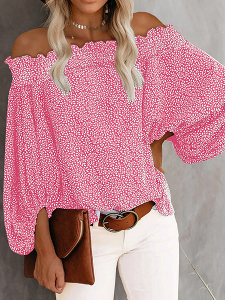 Off-Shoulder Blouse H4MK8USLFK