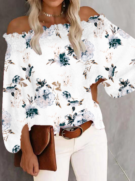 Off-Shoulder Blouse H4MK8USLFK