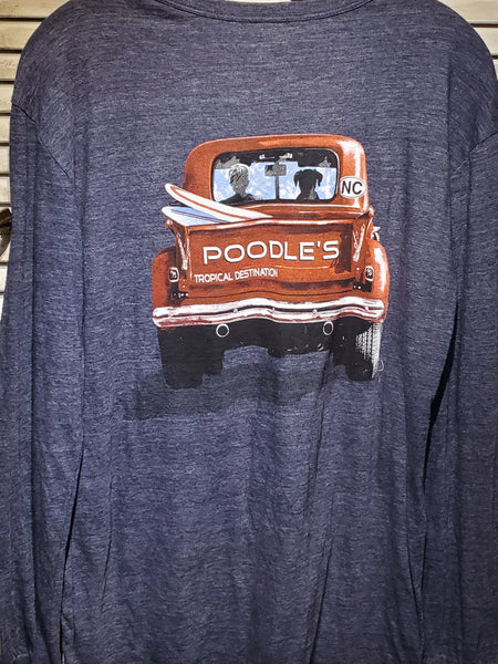 Poodle's Red Truck Long Sleeve