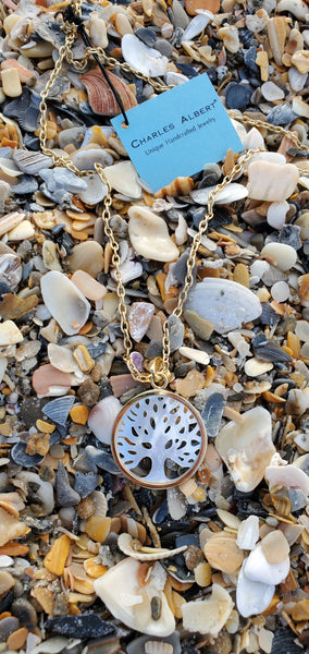 Mother of Pearl Tree of Life pendant