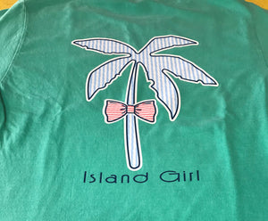 Island Girl Palm Tree Tee