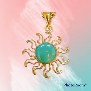 ALCHEMIA TURQUOISE SUN PENDANT