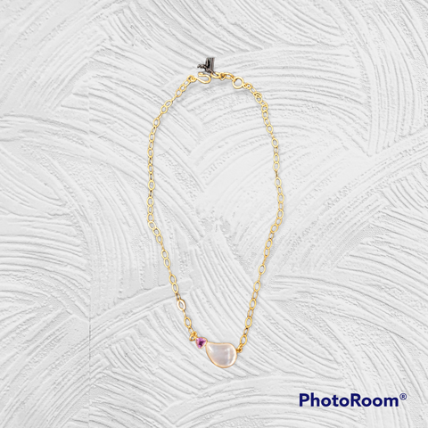 Alchemia Amethyst & Mother of Pearl Necklace