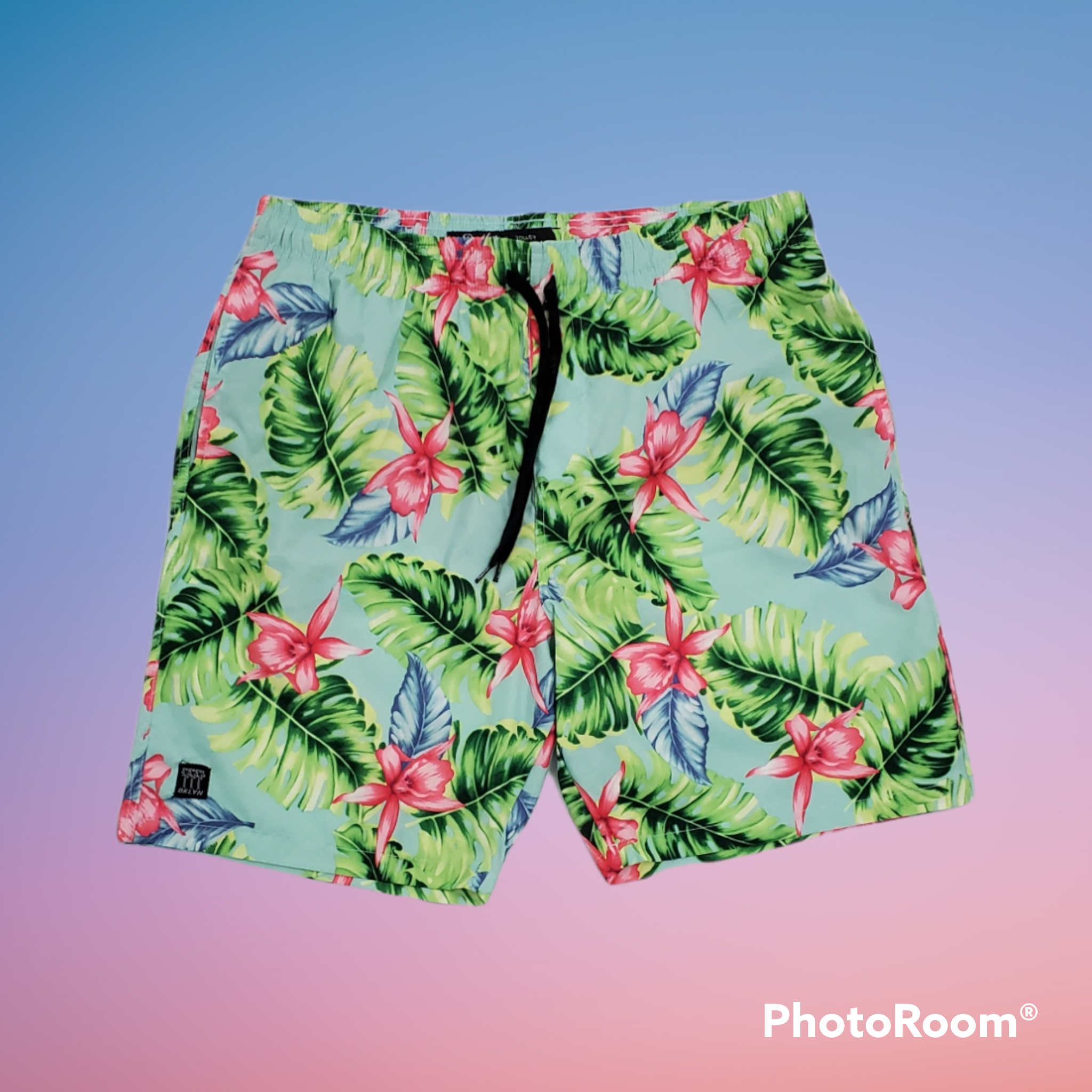 Volly Style Swim Trunks W/Liner