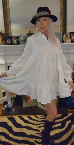 Babydoll Style Cotton Dress